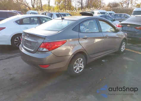 2014 Hyundai Accent Gls z USA, uszkodzony, nr VIN KMHCT4AE6EU631627